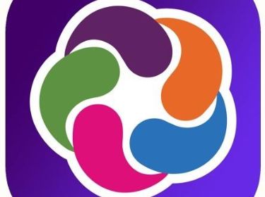  Synergy logo multi-color swirl